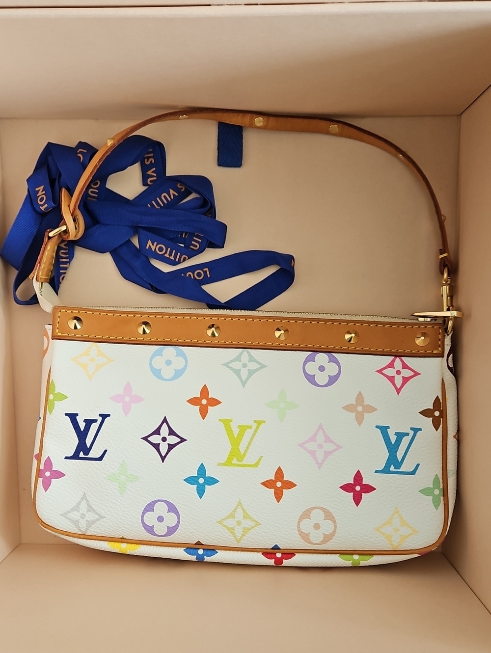Multicolor Monogram Pochette - Picture 2 of 16